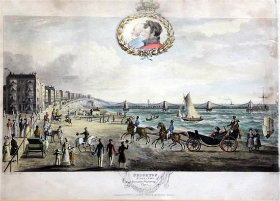 Sutherland After Atkinson Brighton Englands Favourite Watering Place, 1825, 12 x 17in.